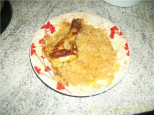 Капуста, запечённая в духовке с курочкой - пошаговый рецепт с фото