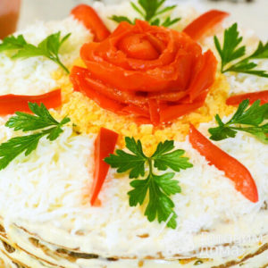 Печеночный торт - пошаговый рецепт с фото