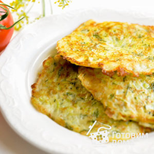 Оладьи из кабачков - пошаговый рецепт с фото