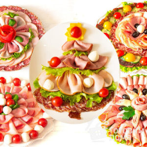 5 Красивых Мясных Нарезок на Праздничный стол - пошаговый рецепт с фото