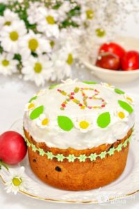 Кулич с цукатами и изюмом - пошаговый рецепт с фото