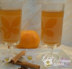 "Нимфа" нежный глинтвейн из белого вина - пошаговый рецепт с фото
