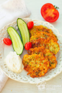 Оладьи из кабачков с сыром - пошаговый рецепт с фото
