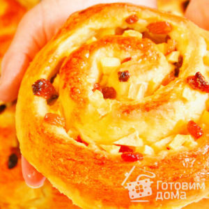 Самое УДАЧНОЕ ТЕСТО! Булочки КАК ПУХ! Булочки с Яблоками - пошаговый рецепт с фото