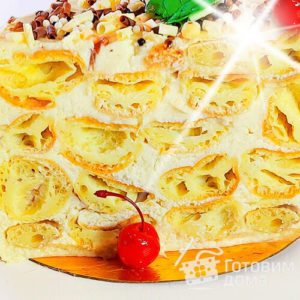 Торт Дамские Пальчики (без раскатки коржей) - пошаговый рецепт с фото
